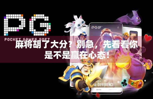 麻将胡了大分？别急，先看看你是不是赢在心态！