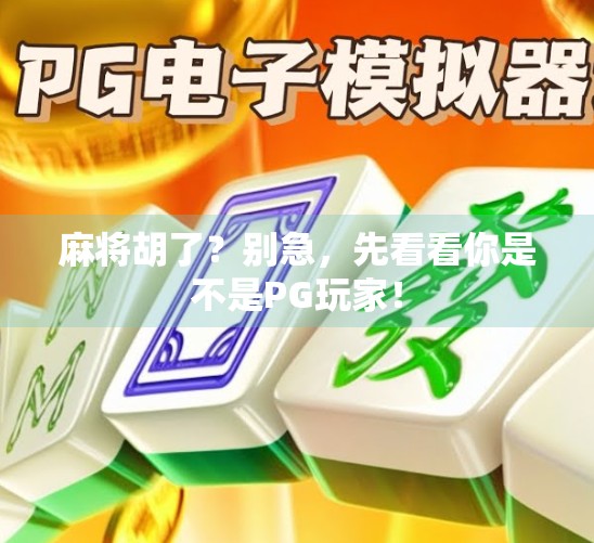 麻将胡了？别急，先看看你是不是PG玩家！