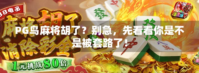 PG鸟麻将胡了?别急,先看看你是不是被套路了! PG鸟麻将胡了?别急,先看看你是不是被套路了!