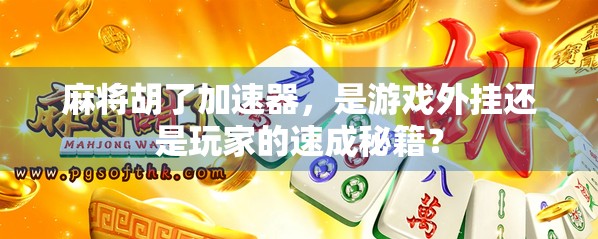 麻将胡了加速器，是游戏外挂还是玩家的速成秘籍？