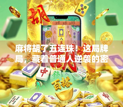 麻将胡了五连珠！这局牌局，藏着普通人逆袭的密码