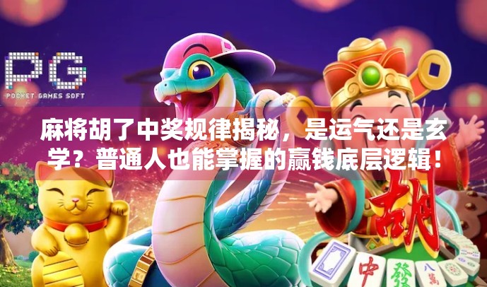 麻将胡了中奖规律揭秘，是运气还是玄学？普通人也能掌握的赢钱底层逻辑！