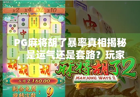 PG麻将胡了暴率真相揭秘，是运气还是套路？玩家必看的避坑指南！