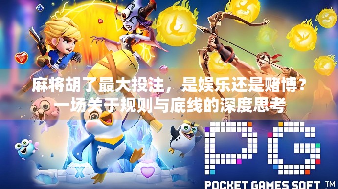 麻将胡了最大投注，是娱乐还是赌博？一场关于规则与底线的深度思考