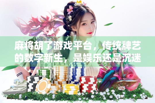 麻将胡了游戏平台，传统牌艺的数字新生，是娱乐还是沉迷？