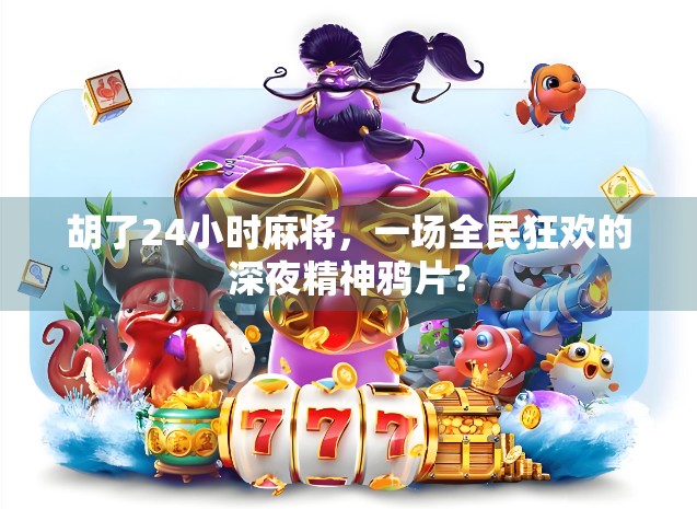 胡了24小时麻将，一场全民狂欢的深夜精神鸦片？