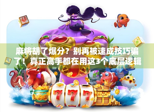 麻将胡了爆分？别再被速成技巧骗了！真正高手都在用这3个底层逻辑！