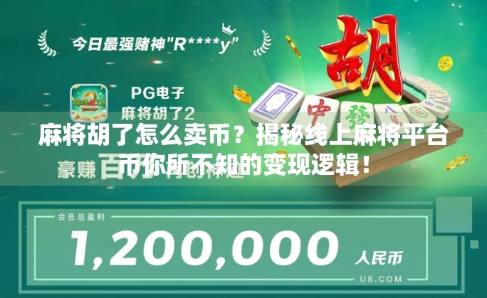 麻将胡了怎么卖币?揭秘线上麻将平台币你所不知的变现逻辑!