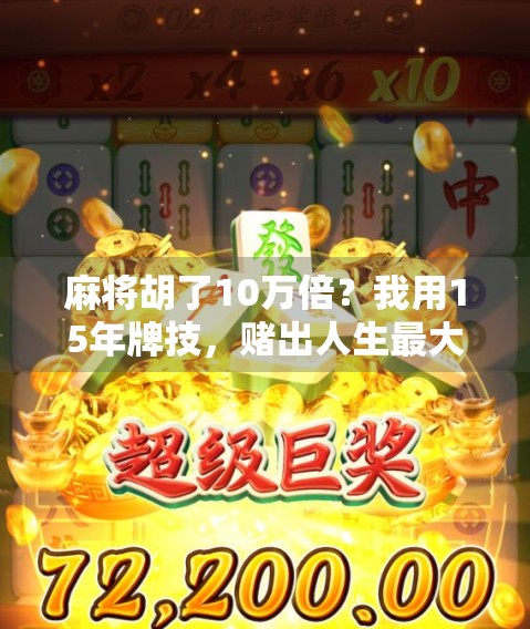 麻将胡了10万倍?我用15年牌技,赌出人生最大翻盘! 麻将胡了10万倍?我用15年牌技,赌出人生最大翻盘!