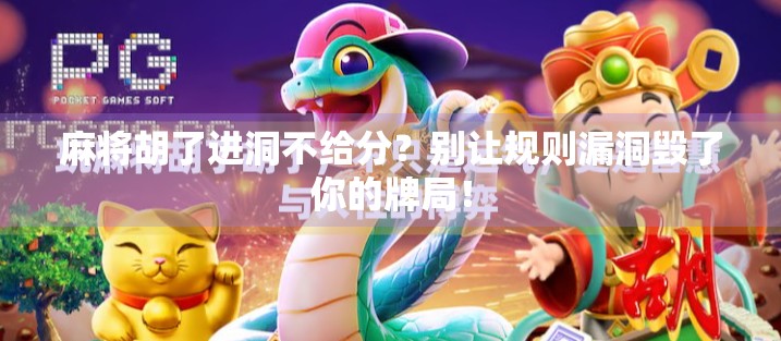 麻将胡了进洞不给分？别让规则漏洞毁了你的牌局！