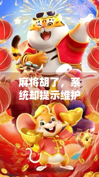 麻将胡了，系统却提示维护中？这届游戏真的太离谱了！