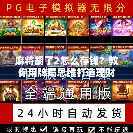 麻将胡了2怎么存钱？教你用牌局思维打造理财金库！