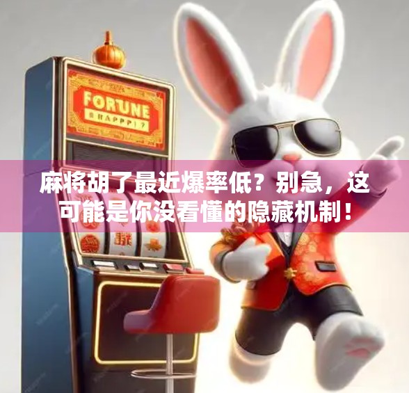 麻将胡了最近爆率低？别急，这可能是你没看懂的隐藏机制！