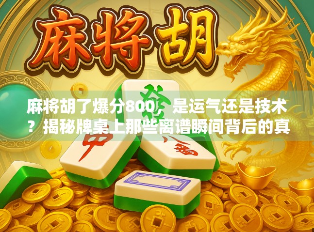 麻将胡了爆分800，是运气还是技术？揭秘牌桌上那些离谱瞬间背后的真相！