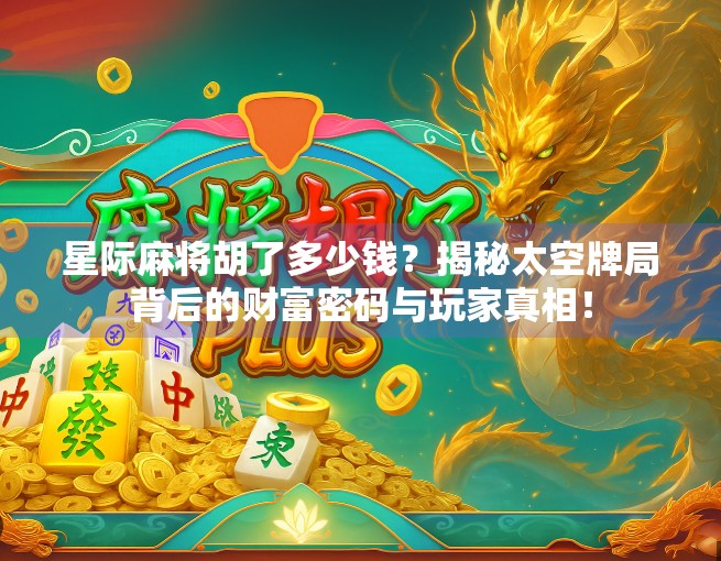 星际麻将胡了多少钱？揭秘太空牌局背后的财富密码与玩家真相！