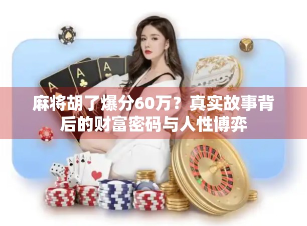 麻将胡了爆分60万？真实故事背后的财富密码与人性博弈