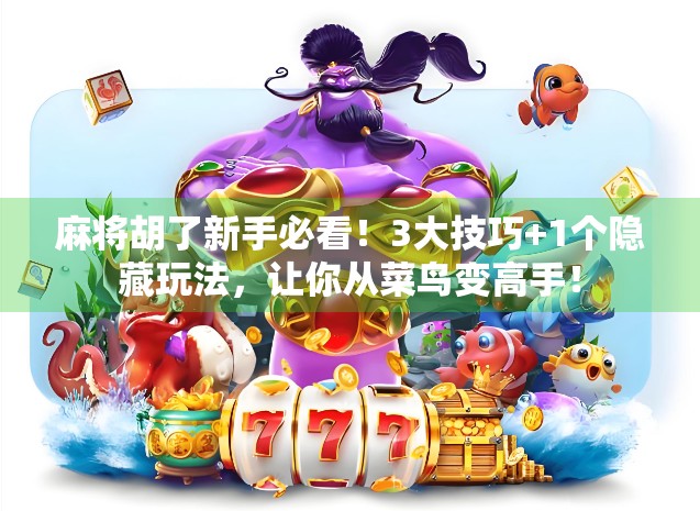 麻将胡了新手必看!3大技巧+1个隐藏玩法,让你从菜鸟变高手! 麻将胡了新手必看!3大技巧+1个隐藏玩法,让你从菜鸟变高手!