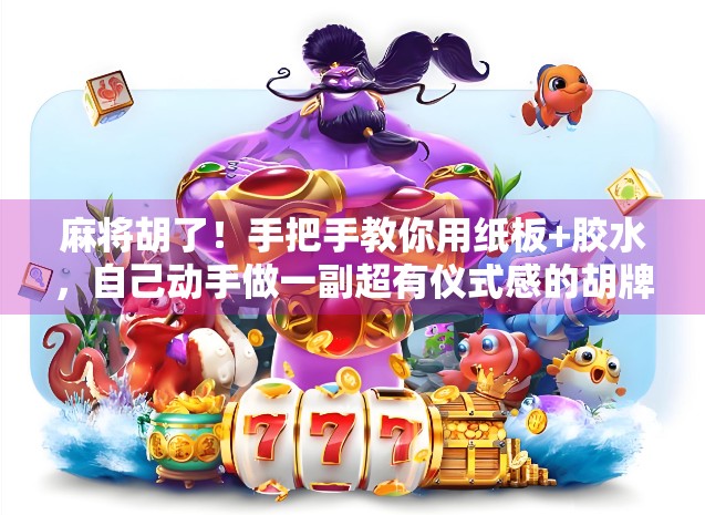 麻将胡了！手把手教你用纸板+胶水，自己动手做一副超有仪式感的胡牌神器