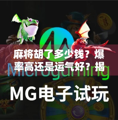 麻将胡了多少钱？爆率高还是运气好？揭秘背后的真实概率与技巧！