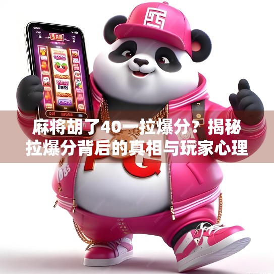 麻将胡了40一拉爆分？揭秘拉爆分背后的真相与玩家心理博弈！