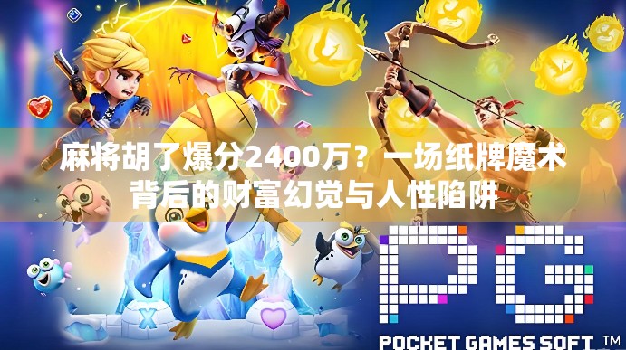 麻将胡了爆分2400万？一场纸牌魔术背后的财富幻觉与人性陷阱