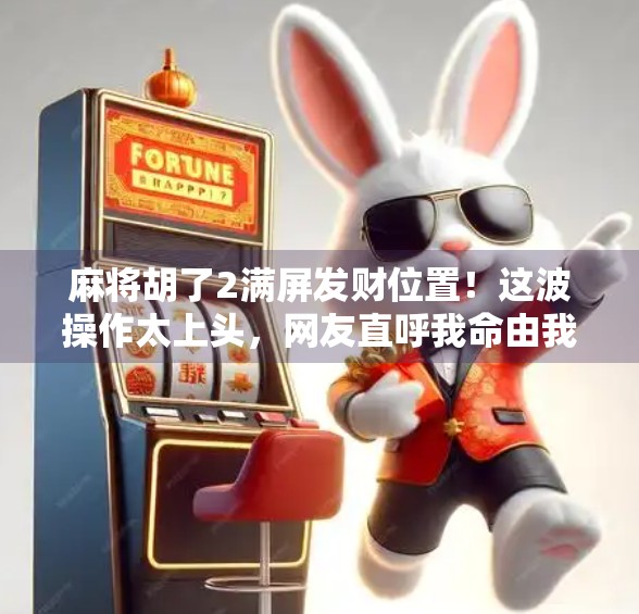 麻将胡了2满屏发财位置!这波操作太上头,网友直呼我命由我不由天! 麻将胡了2满屏发财位置!这波操作太上头,网友直呼我命由我不由天!