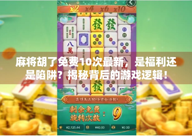 麻将胡了免费10次最新，是福利还是陷阱？揭秘背后的游戏逻辑！