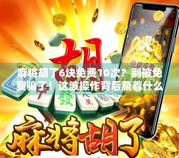 麻将胡了6块免费10次？别被免费骗了！这波操作背后藏着什么套路？