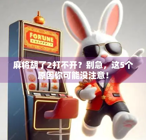 麻将胡了2打不开？别急，这5个原因你可能没注意！