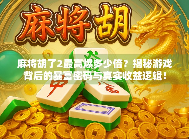 麻将胡了2最高爆多少倍？揭秘游戏背后的暴富密码与真实收益逻辑！