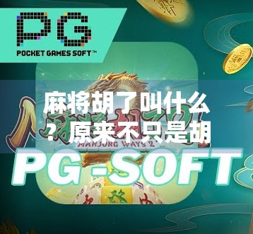 麻将胡了叫什么?原来不只是胡这么简单!揭秘麻将术语背后的趣味文化