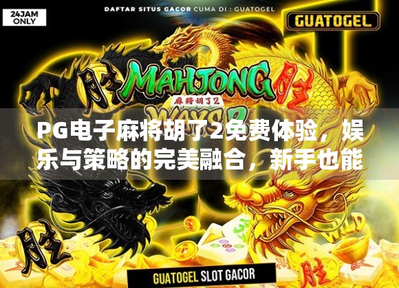 PG电子麻将胡了2免费体验，娱乐与策略的完美融合，新手也能秒变老手！