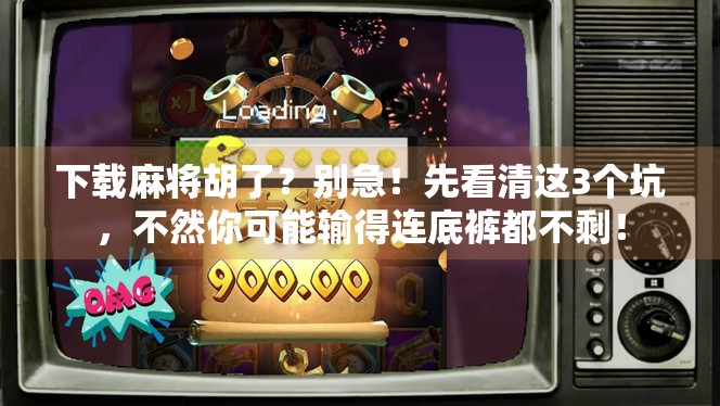 下载麻将胡了？别急！先看清这3个坑，不然你可能输得连底裤都不剩！